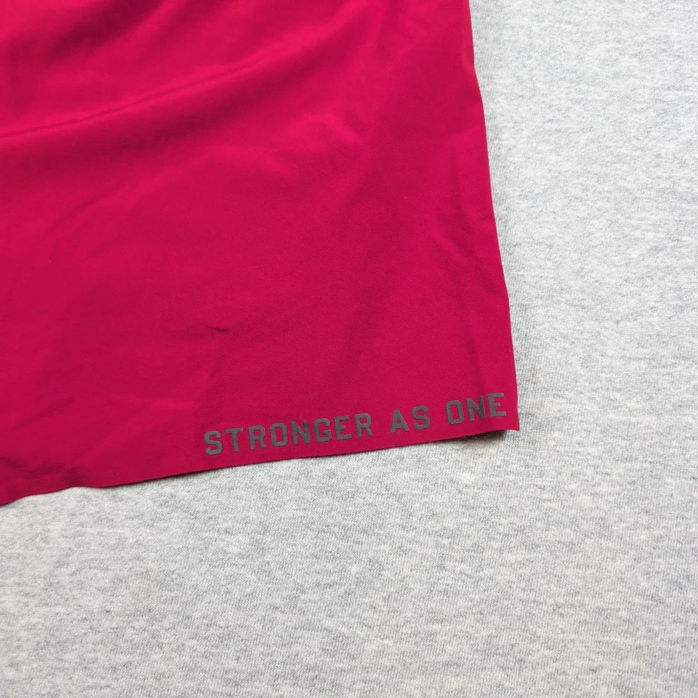 Lululemon x Barrys Stronger As One Shorts Ruby 4 Inch Inseam Lined Mens S/M